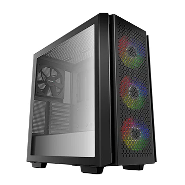 DeepCool CH560 Mesh ARGB E-ATX Mid Tower Cabinet Black