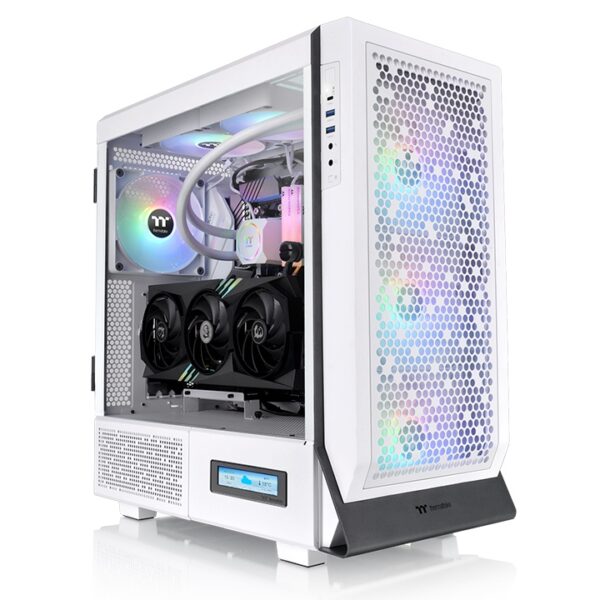 Thermaltake Ceres 500 TG ARGB Snow E-ATX Mid Tower Cabinet White